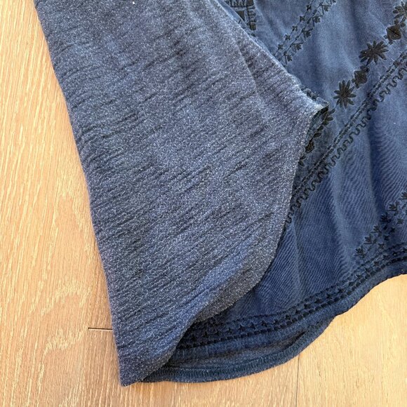 Knox Rose Navy Blue Aztec/Inca/Boho Sleeveless Tunic Women's Top XS - Picture 10 of 10